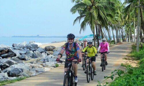 Cycling to Thalassery Kerala