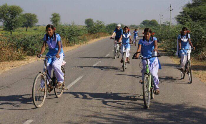 Cycling to Bharatpur