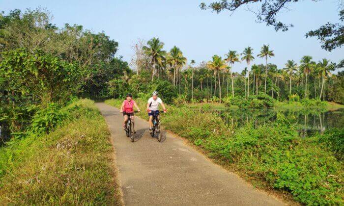 Cycling to thattekkad
