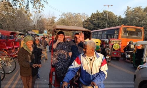An evening exploration of Old Delhi on a cycle rickshaw.